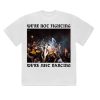 kenny idlesband store merch we%27re not fighting white t shirt