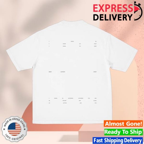 Demi Lovato Merch Store Shop Fast T-Shirt