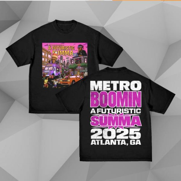 Metro Boomin Merch Store Shop A Futuristic Summa Cover Tee