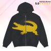 kenny yeat official store merch dangerous summer alligator zip hoodie