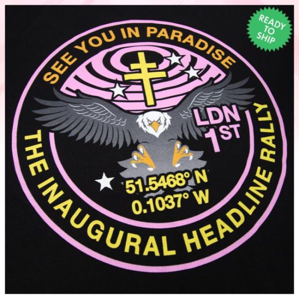 President Band Store Merch Inaugural Rally Black Tee