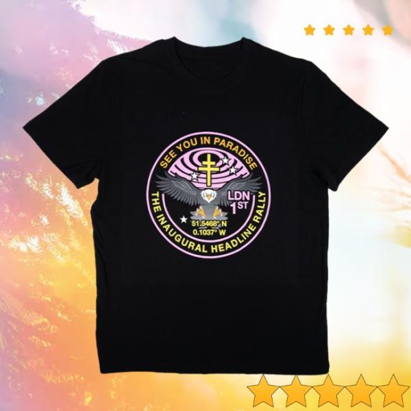 President Band Store Merch Inaugural Rally Black Tee