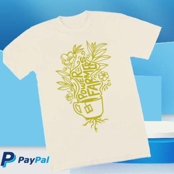 Equal Exchange Store Merch Power To The Farmers Tea Shirt