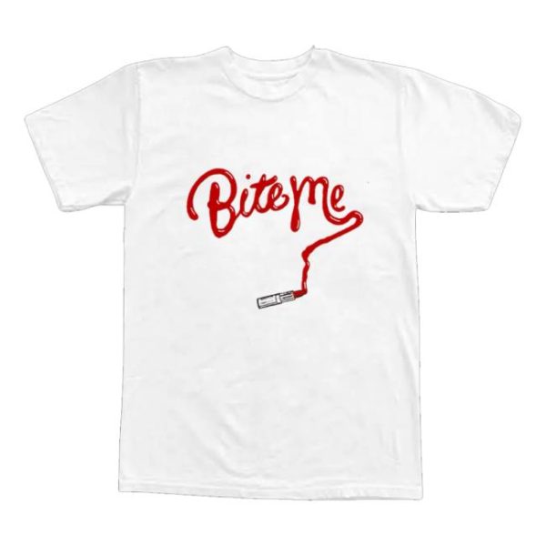 Renee Rapp Merch Store Shop Bite Me Lipstick Tee