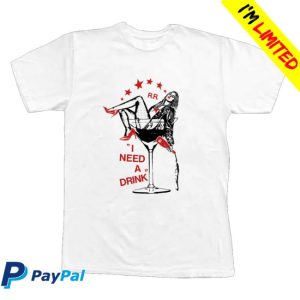 Renee Rapp Merch Store Shop I Need A Drink Tee