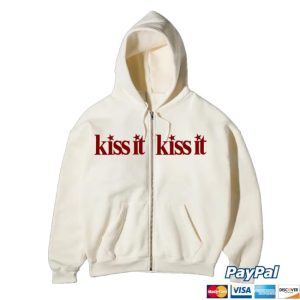 Renee Rapp Merch Store Shop Kiss It Zip Hoodie