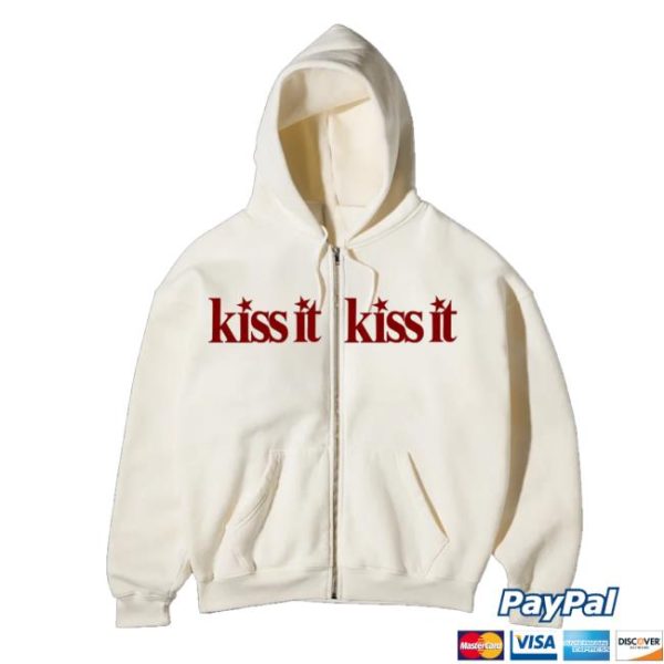 Renee Rapp Merch Store Shop Kiss It Zip Hoodie