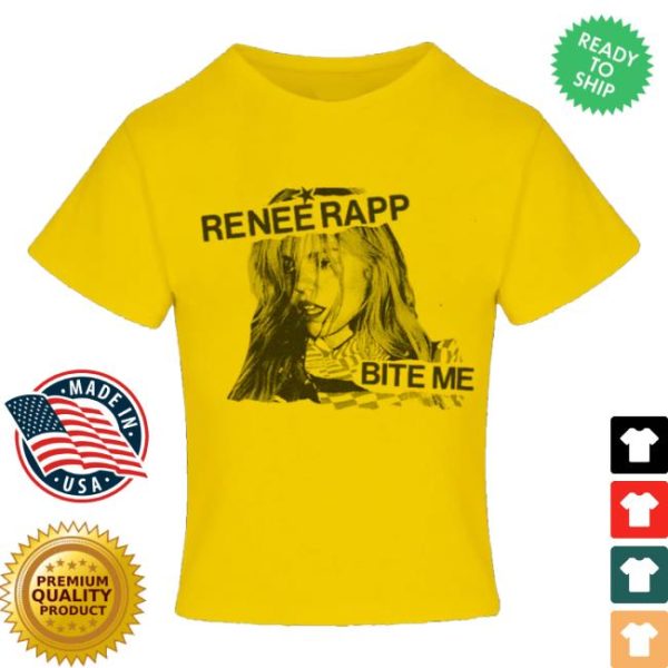Renee Rapp Merch Store Shop Yellow Bite Me Baby Tee