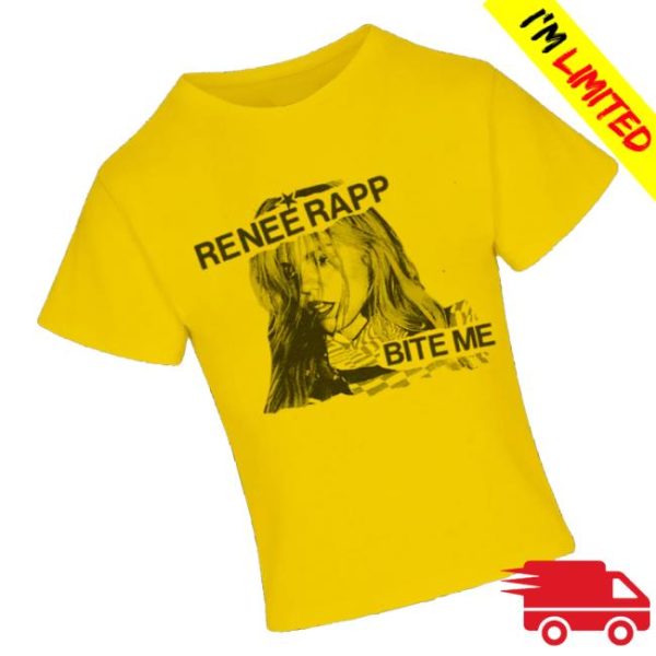 Renee Rapp Merch Store Shop Yellow Bite Me Baby Tee