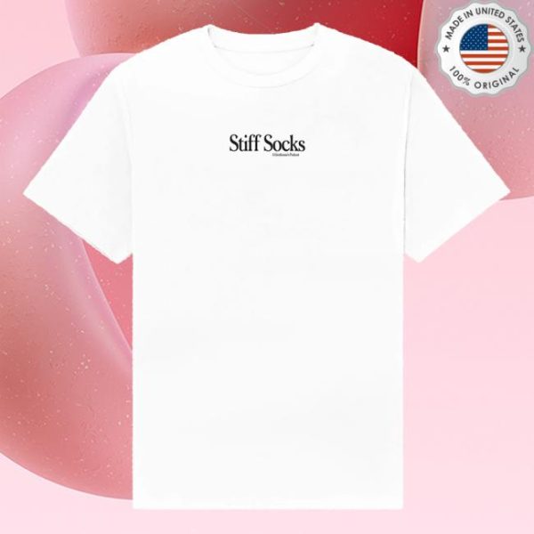 Stiff Socks Merch Store Shop Hold Up I’m Hard White Tee