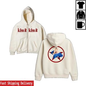 Renee Rapp Shop Merch Kiss It Zip Hoodie