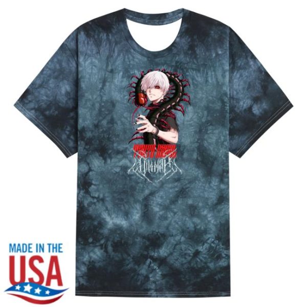 Dim Mak Collection Store Merch Dim Mak X Tokyo Ghoul – Kaneki Tee – Black Crystal Td