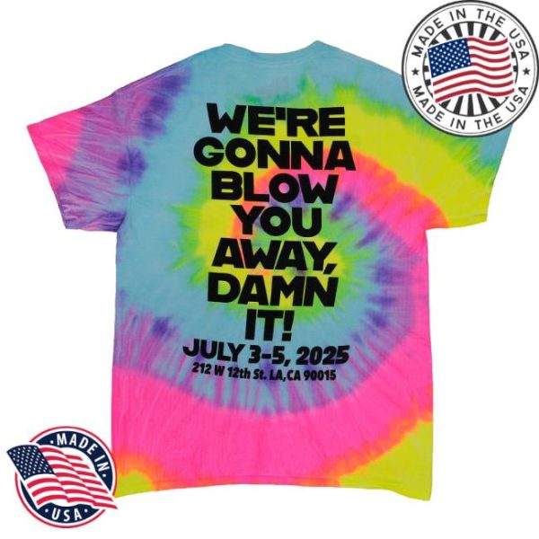 Shonen Jump Store Merch Ddd Event 2025 Rainbow Tie-Dye Tee