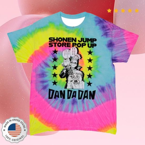 Shonen Jump Store Merch Ddd Event 2025 Rainbow Tie-Dye Tee