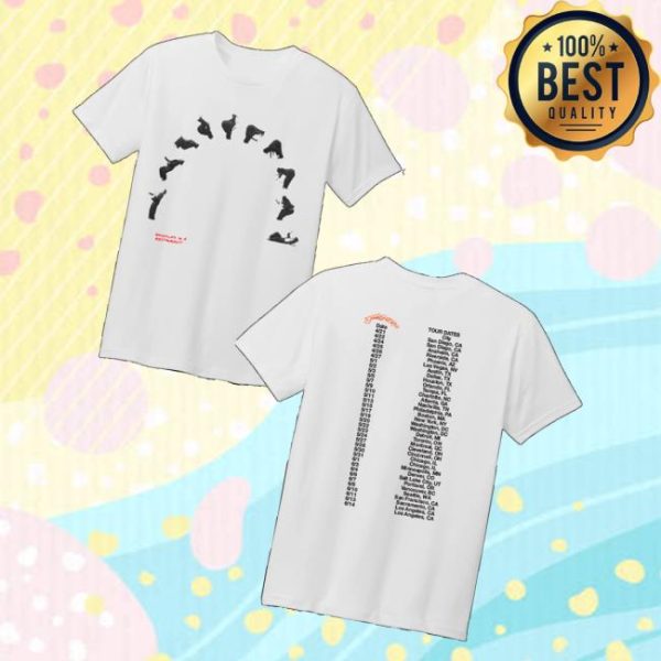 Grentperez Merch Backflips Tour Cities T-Shirt