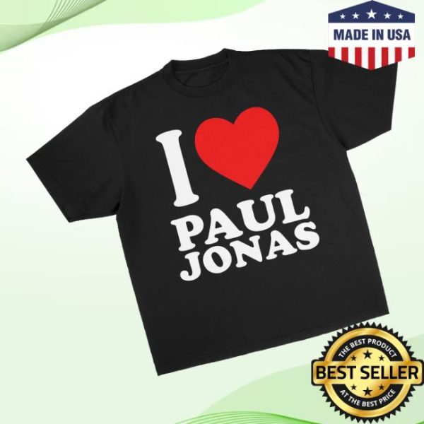 Jonas Brothers Merch Store Shop I Love Paul Jonas Tee