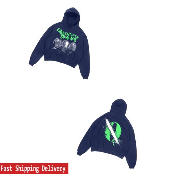 Qotsa Merch Clockwork Monster Hoodie