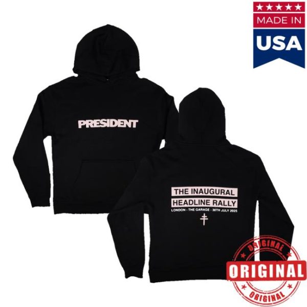 President Band Merch Store Shop Inaugural Rally Hoodie