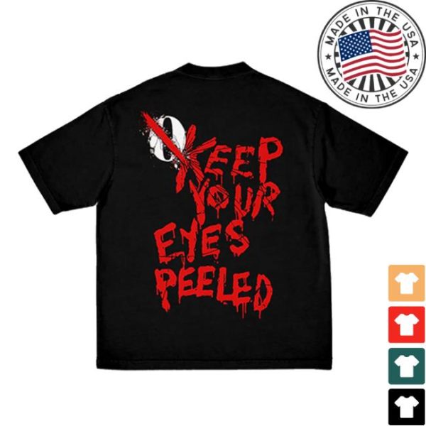 Qotsa Queens Of The Stone Age Official Store Merch Keep Your Eyes Peeled Black T-Shirt