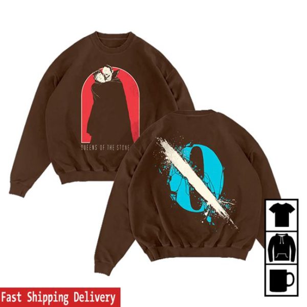 Qotsa Queens Of The Stone Age Official Store Merch Like Clockwork Cover Crewneck