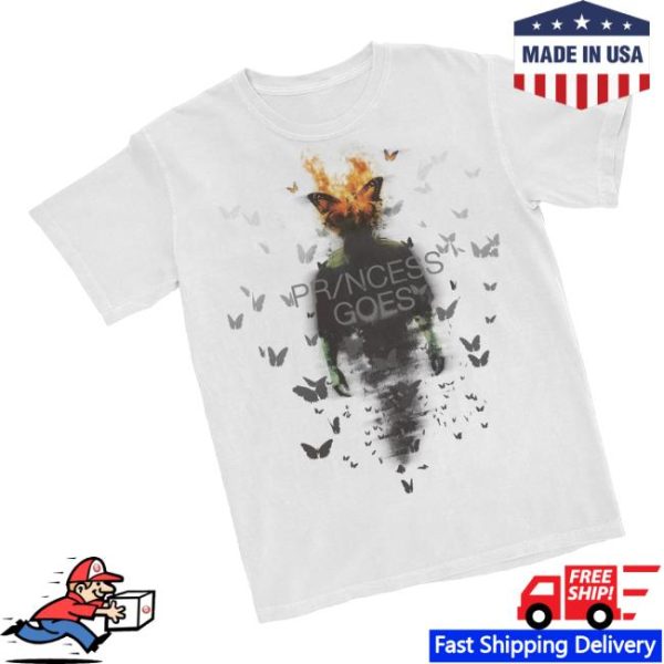Princess Goes Merch Store Shop Butterfly Scatter Tee
