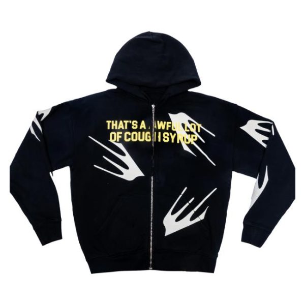 Thats A Awful Lot Of Cough Syrup Merch Store Shop Awful Lot Of Rhime Zip Up Hoodie