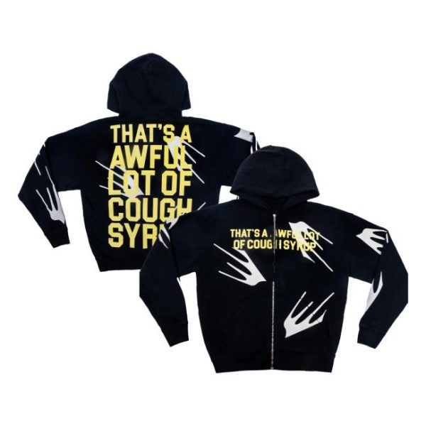 Thats A Awful Lot Of Cough Syrup Merch Store Shop Awful Lot Of Rhime Zip Up Hoodie