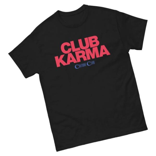Boy George And Culture Club Merch Culture Club Karma Black Tee