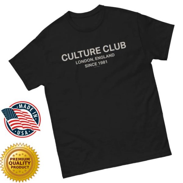 Boy George And Culture Club Merch Culture Club Since 1981 Black Tee