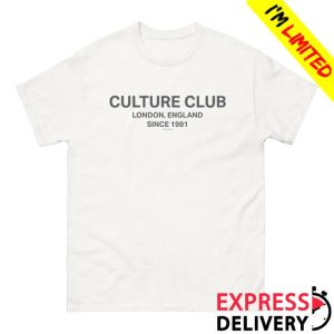 Boy George And Culture Club Merch Culture Club Since 1981 White Tee