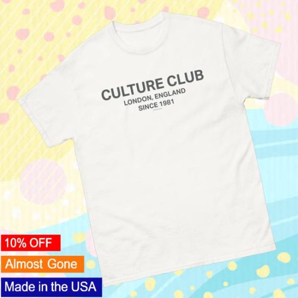 Boy George And Culture Club Merch Culture Club Since 1981 White Tee