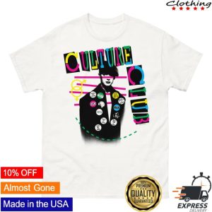 Boy George And Culture Club Merch Culture Club Stencil Logo White Tee