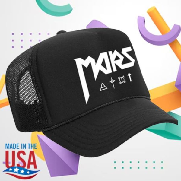 Thirty Seconds To Mars Store Merch Mars Symbol Trucker Hat