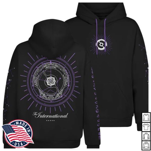 Dota2 Secret Shop Store Merch Ti2025 Official Pullover Black Hoodie