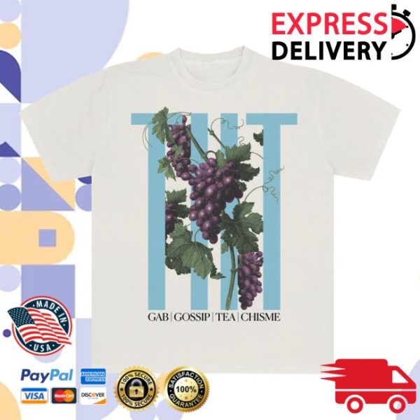 Twohottakes Store Merch Grape Vine Gossip Tee