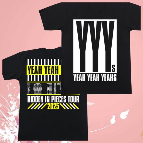 Yeah Yeah Yeahs Store Merch Hidden In Pieces Tour Tee
