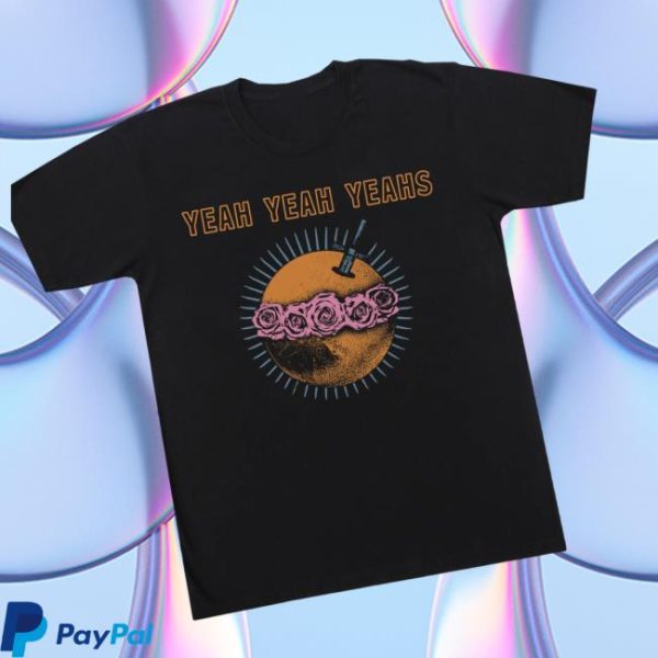Yeah Yeah Yeahs Store Merch Moon Rose Tee