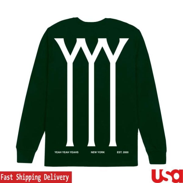 Yeah Yeah Yeahs Store Merch Cool It Down Yyy Long Sleeve T-Shirt