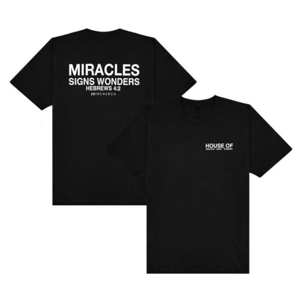 2819 Store Merch Shop House Of Miracles Black Tee