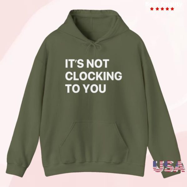 Justin Bieber Wearing It’s Not Clocking To You Hoodie