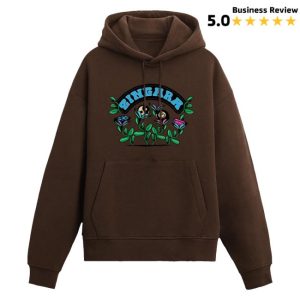 Zingara Official Store Merch Shop Garden Hoodie Brown