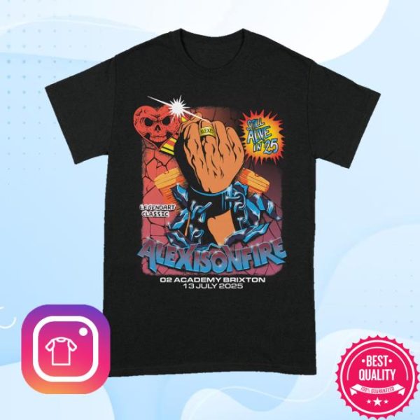 Theonlybandever Merch Store Shop Brixton Academy 2025 T-Shirt