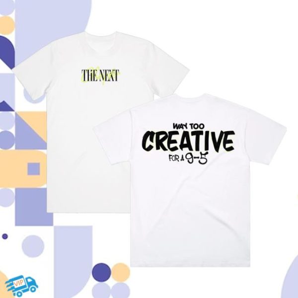 Shopthenextchapter Merch Store Way Too Creative Box Tee White