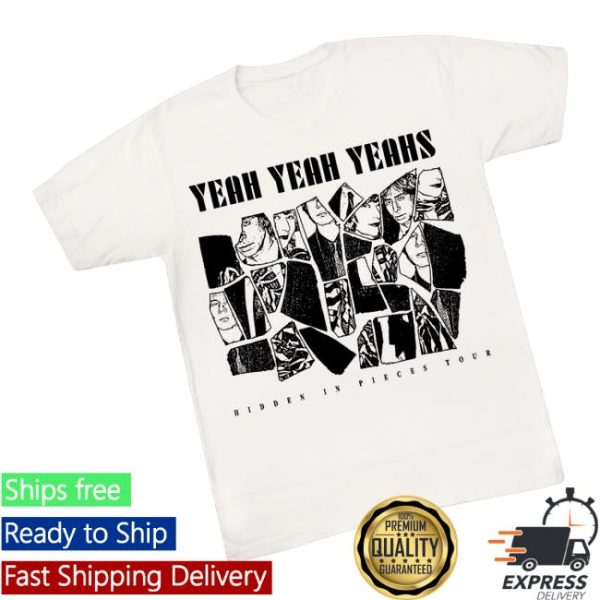 Yeah Yeah Yeahs Merch Store Shop Hidden In Faces Tee
