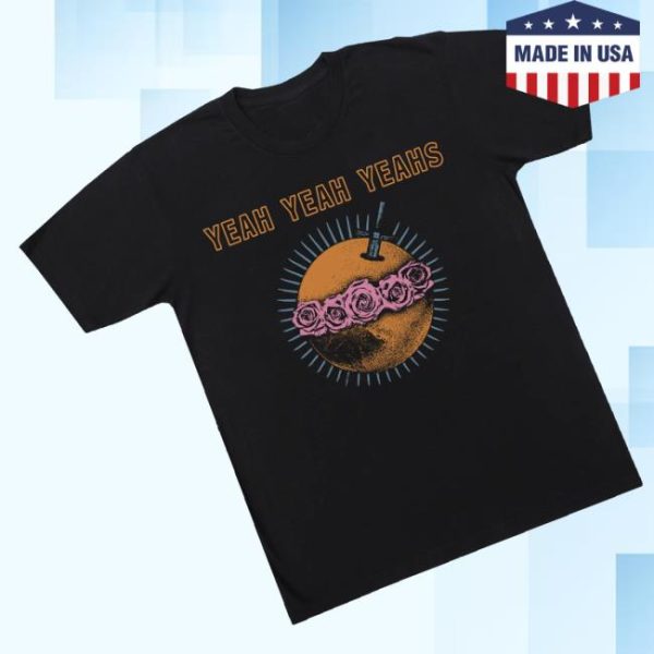 Yeah Yeah Yeahs Merch Store Shop Moon Rose Tee