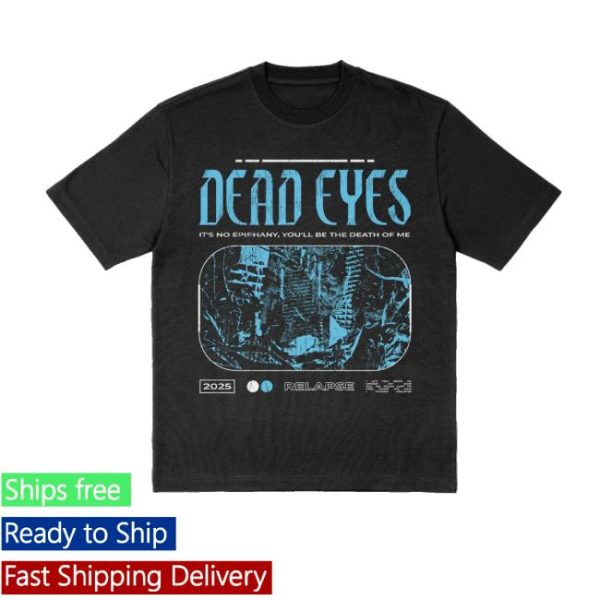 Thriller Records Merch Store Shop Dead Eyes Relapse Black T-Shirt