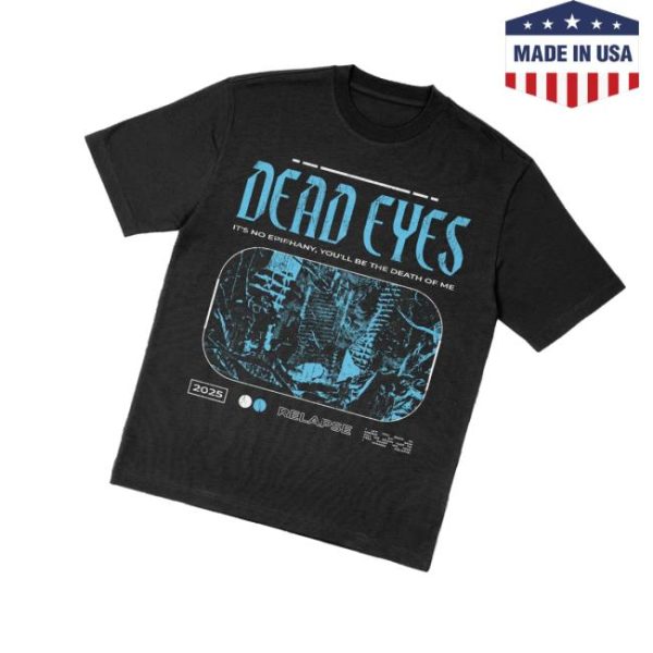 Thriller Records Merch Store Shop Dead Eyes Relapse Black T-Shirt