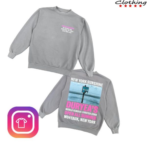 New York Sunshine Merch Store Shop Photo Crewneck