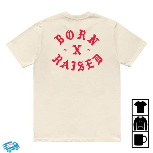 Born X Raised Merch Store Shop Snooty Rocker Tee Cream