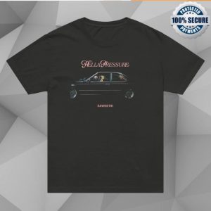 Saweetie Merch Store Shop Hella Pressure Cover Tee